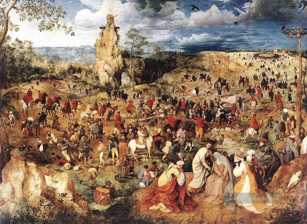 Die Kreuztragung Christi Flämisch Renaissance Bauer Pieter Bruegel der Ältere Ölgemälde